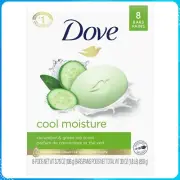 Dove Skin Care Beauty Bar Cucumber And Green Tea Soap For Softer Skin 3.75 oz