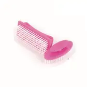 2pc Handle Nail Brush Cleaning Brush Remover Dust Pedicure Finger Cleaner Tool