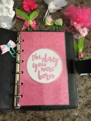 Agenda Planner PM REFILL A7 Laminated Dashboard Inserts Divider DoubleSided