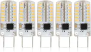 G8 LED Dimmable Light Bulb (5 Pack) 1.5W T4 37Mm 20W Halogen Rep