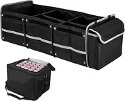 wowspeed Car Trunk Organizer, Backseat Hanging Organizer, 1/2/3 Compartment Car Boot Organiser