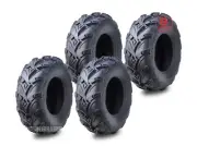 4 WANDA Mud Sling 8 Ply ATV Tires 24x9-11 Front/Rear fit 86-89 Honda TRX350 4x4