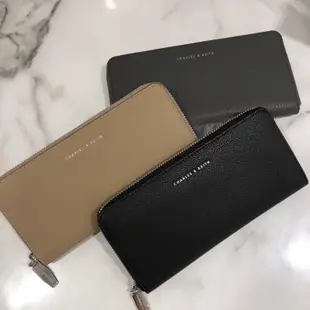 經典拉鍊長夾 CHARLES & KEITH 專櫃正品 新加坡小ck長夾 零錢包 皮夾 多卡位卡夾錢包 手拿包 拉鏈錢包