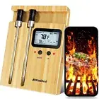 Wireless Meat Thermometer with 2 Meat Probes 520 FT Bluetooth Meat Thermometer