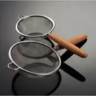 Stainless Steel Fine Mesh Sieve Spoon Flour Colander Oil Strainer Filter