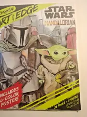 Crayola Art With Edge Star Wars The Mandalorian 28 Coloring Pages + 1 Poster New
