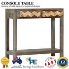 Hall Table Solid Wooden Console 2 Drawer Storage Unit Hallway Entryway Furniture