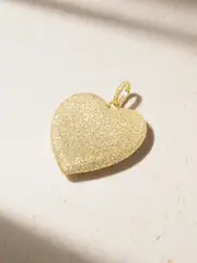 [Carolina Bucci] Carolina Bucci - Florentine Cuore 18-karat Gold Pendant - One size One size Gold