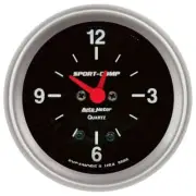 Autometer Sport-Comp 2-5/8in Clock Analogue Electric AU3585
