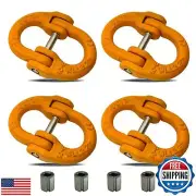 HENBOW 3/8" Safety Chain Connector Link,G80 Hammerlock Coupling Link Connecti