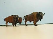 2 Solid Core Buffalos 1 Britains 1/32nd 1-60mm (Oct.Listing)