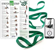 OPTP The Original Stretch Out Strap with Exercise Poster Top Choice of Physical Therapists & Athletic Trainers