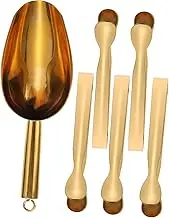 Homoyoyo 1 Set Stainless Steel Food Scoop Ice Shovel Sugar Cube Tongs Multi Functional Kitchen Serving Utensils for Ice Cubes Cereal and Heat Resistant Design