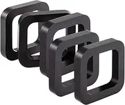 5 Hitch Noise Reduction Pads - 2 Inch Rubber Hitch Receiver Pads | Multipurpose Tow Hitch Silencer Pad | Hitch Receiver Silencer for Cushioning Tow Hitches Eliminate Noise