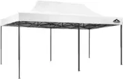 Instahut Gazebo 3X6, Pop up Camping Tent Marquee Folding White Gazebos Garden Ou