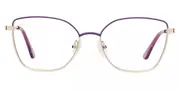 Privé Revaux SCHOOL NIGHT/BB Blue-Light Block BIA Women’s Glasses Gold Size 53 - Private Health Rebate - Blue Light Block Available