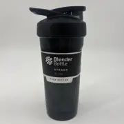 BlenderBottle Classic V2 28 oz Black Shaker Cup with Flip-Top Lid, Black NEW