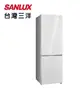 《送標準安裝》SANLUX 台灣三洋 SR-V250BF 250公升 一級能效變頻雙門冰箱 (9.1折)