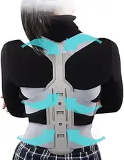 Women's Invisible Back Brace Posture Corrector Chest Support Tummy Tuck Support Shoulder Straightener Poor Posture Correction Belt Help Health And Relaxation(Small)