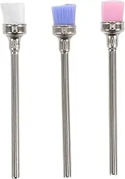 VALICLUD 3pcs Nail Drill Bit Cleaning Brushes For Nail Drill Machine Manicure Pedicure Nail Art Tools Nylon Bristles Dust Remover