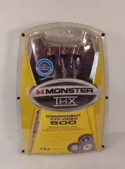 Monster Cable 500 Series 4 ft. THX Certified Component Video Cable New
