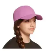 Girls Purple Lilac Safety Baseball Cap Hat Adjustable Back by DSG - Youth OSFM