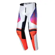 Youth Racer Hoen Pants Light Gray Hot Orange Black