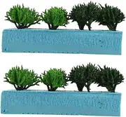 Simulation Vegetation Model 2 Boxes DIY Micro-Landscape Material Realistic Plastic Table Adornments
