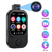 16GB MP3 Player with Bluetooth 5.4,Built in HD Speaker,Portable HiFi Music Player with Camera,Voice Recorder,FM Radio,Take Photo for Kids,Black
