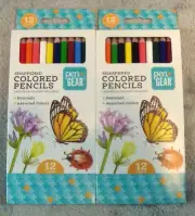 Pen+Gear Colored Pencils Kids 12 Count (Pack of 2), Multicolor New