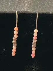 Chalcedony Seed Beads Drop/Dangle Earrings