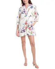 FATE Split Neck Cover-Up Dress
