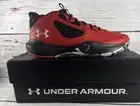 Under Armour Adult UA Lockdown 6 Basketball Shoes Red/Black Sz 12.5