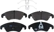 TRW Pro TRH1322 Disc Brake Pad Set For Audi Q5 2009-2016, Front, And Other Applications