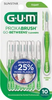 Sunstar Proxabrush Go-Betweens Cleaners, Ultra Tight, 10 Count