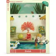 500pc New York Puzzle Co Janet Hill Kids Jigsaw Puzzle 45x60cm Poolside 10+