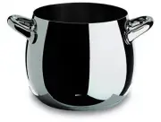 Alessi Mami pentola alta con due manici in acciaio 20cm