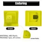 5Pcs Power Tool Mount Holder Plastic Electric Tool Battery Dock Hanger↖