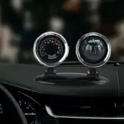 Car 2in1 Guide Ball Compass Thermometer Car Ornament Direction Dashboard x1 (for: Peugeot)