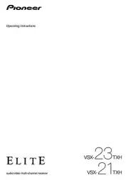 Pioneer VSX-23TXH Receiver Owners Manual