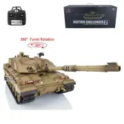 2.4G Henglong 1/16 7.0 Plastic Challenger II BB IR RTR RC Tank 3908 360° Turret