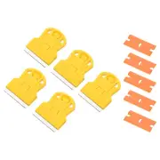 5pcs Razor Blade Scraper Remover Tool with Razor Blades for Wall Window Glass