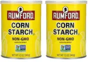 Rumford Non-Gmo Corn Starch, 12 Ounce (Pack of 2) 12