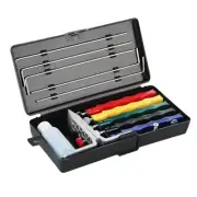 Knife Sharpener Deluxe 5 Whetstones Set Sharpening System Lansky Deluxe Tool New