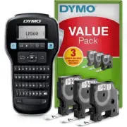 NEW Dymo Labelmanager LM160P Label Maker Portable Value Pack 3 Tapes