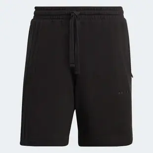 Adidas City ESS Short IC8423 男 短褲 棉褲 運動 休閒 抽繩 舒適 素色 穿搭 黑