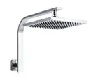 Rain Shower Head Set Gooseneck Square Faucet High Pressure Hand Held