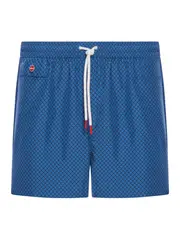 Elastic waist swimming trunks XL BLUE MULT