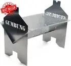 Portable Spit Rotisserie Grill Firepit BBQ Stainless Steel Flatpack