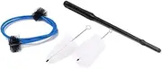 SWOOMEY Trumpet Cleaning Kit Flexible Snake Brush Casing Brush Cleaning Rod Set Lightweight Maintenance Tools for Trumpets Cornets Blue